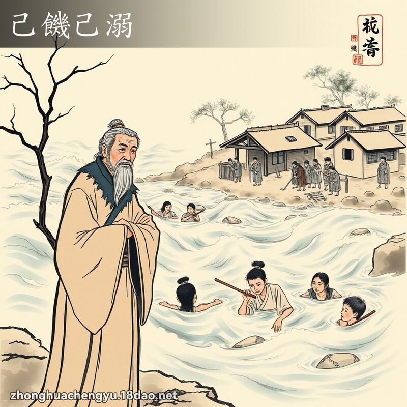 己饑己溺 配图