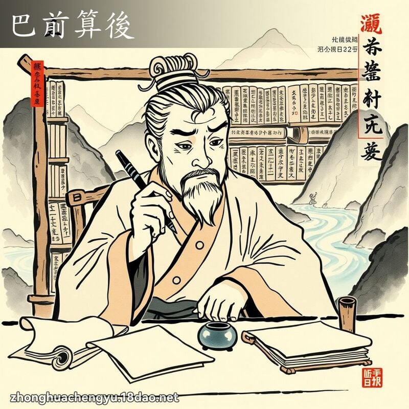 巴前算後 配图