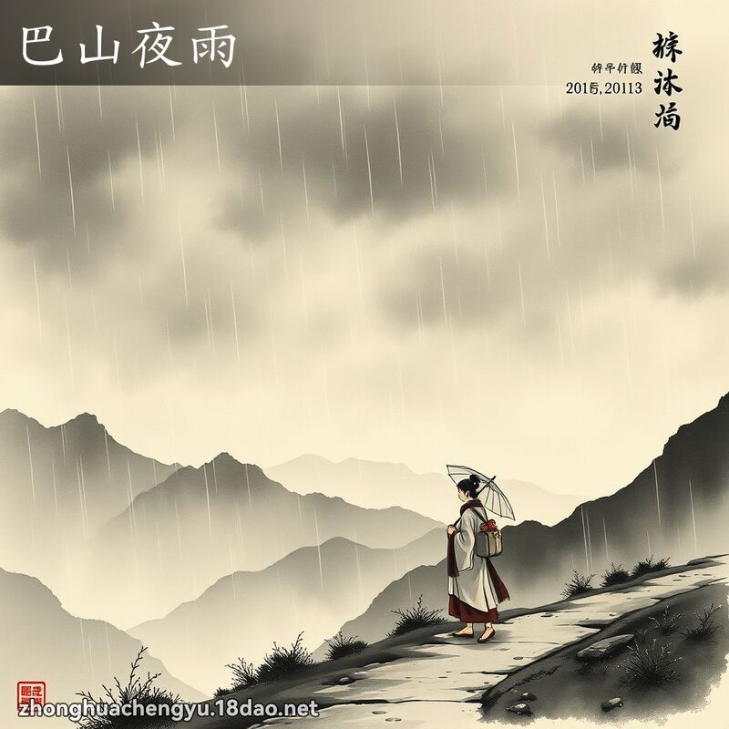 巴山夜雨 配图