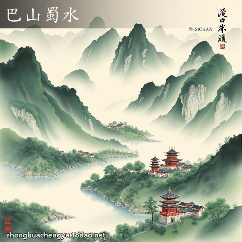 巴山蜀水 配图