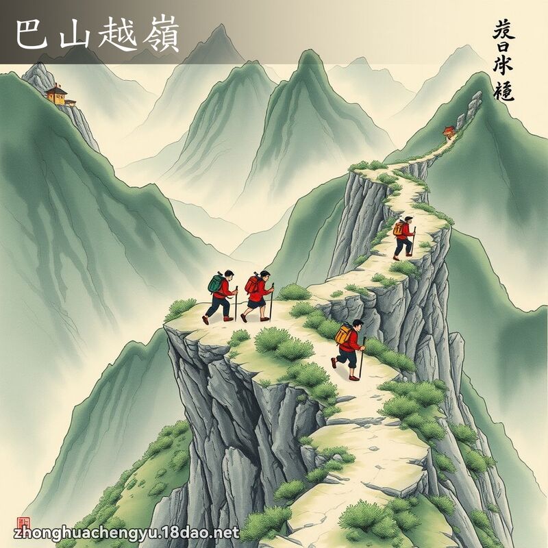 巴山越嶺 配图