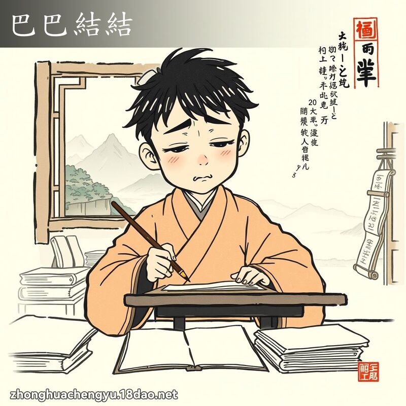 巴巴結結 配图
