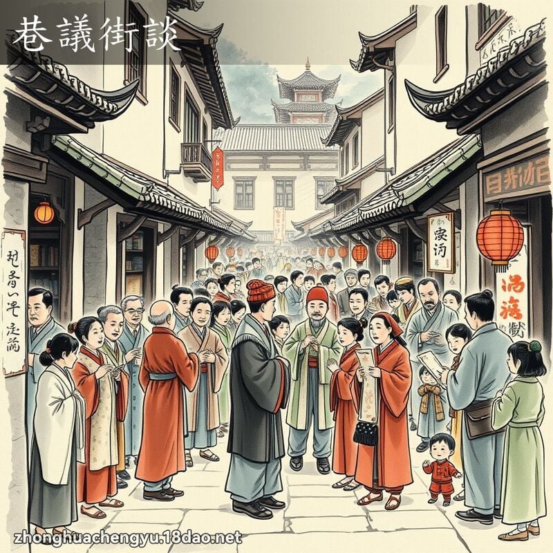 巷議街談 - 中華成語配圖