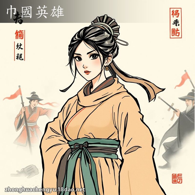 巾國英雄 - 中華成語配圖