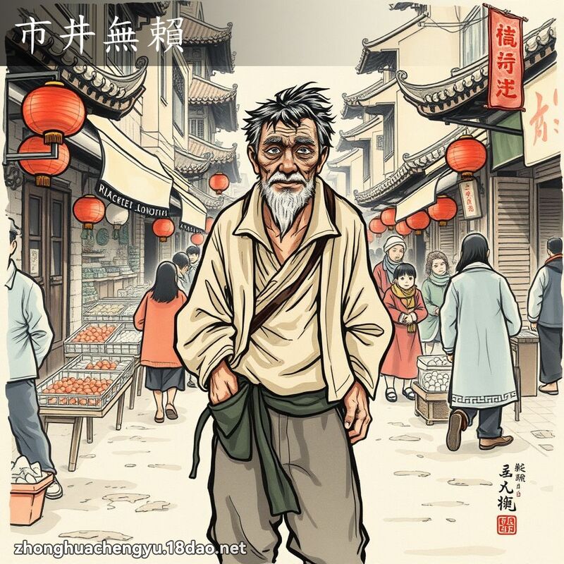 市井無賴 - 中華成語配圖