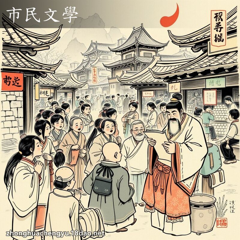 市民文學 - 中華成語配圖