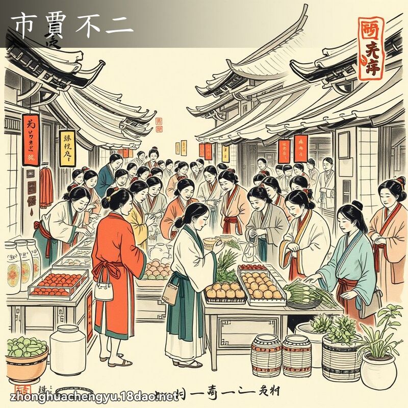 市賈不二 - 中華成語配圖
