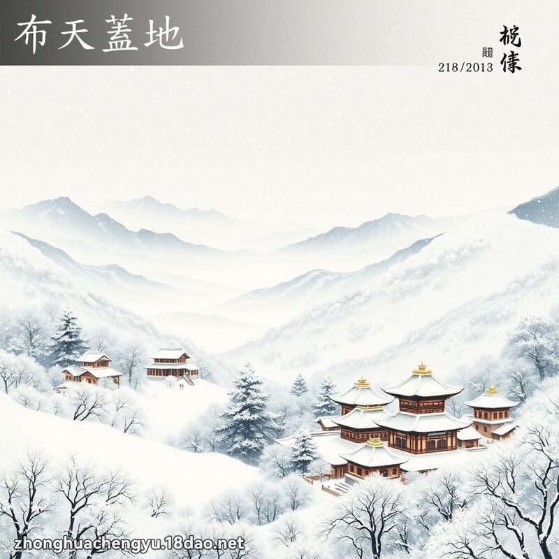 布天蓋地 配图
