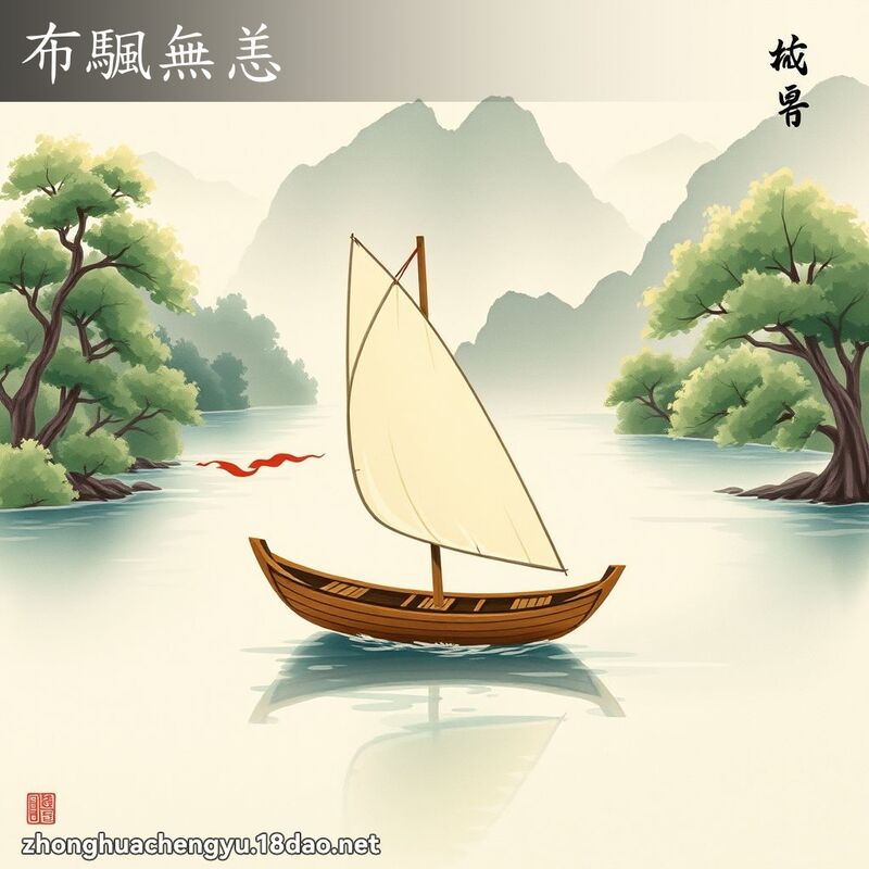 布颿無恙 - 中華成語配圖