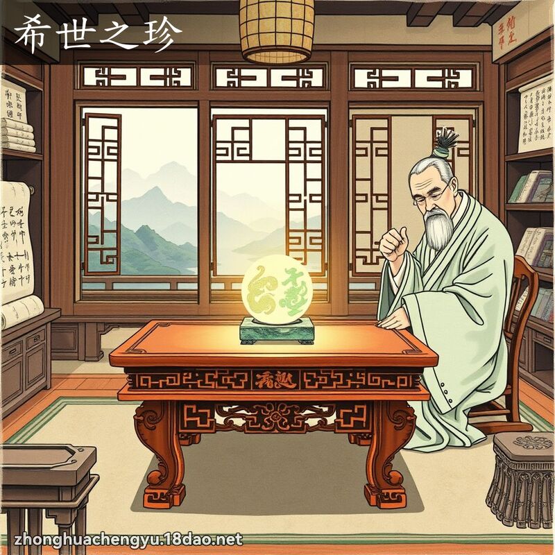 希世之珍 - 中华成语配图