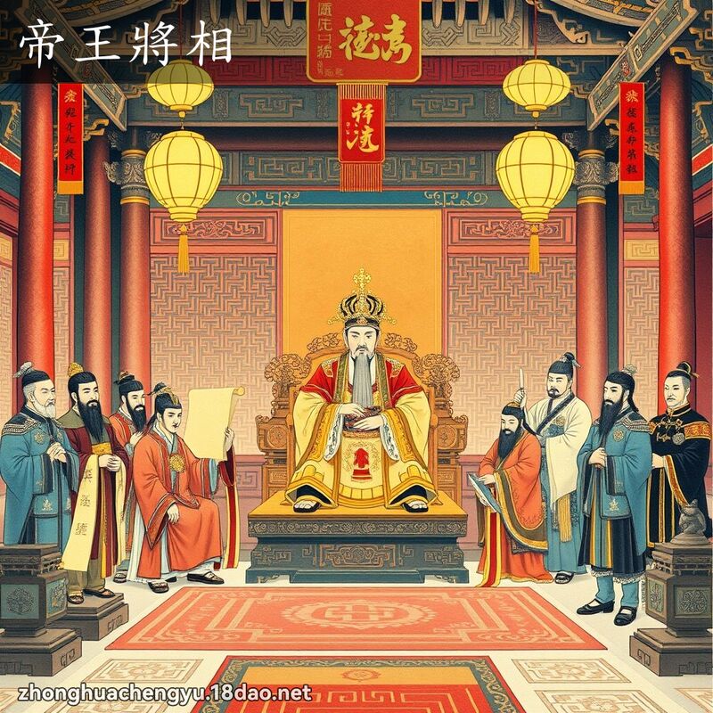 帝王將相 - 中华成语配图