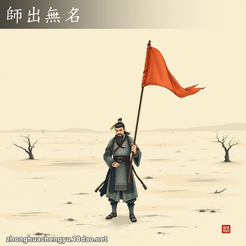 师出无名 - 中华成语配图