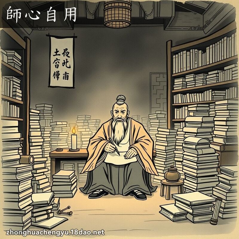 師心自用 配图