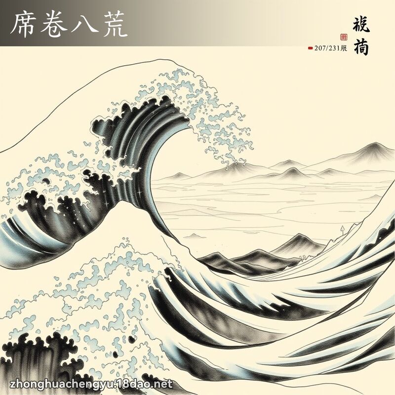 席卷八荒 - 中華成語配圖
