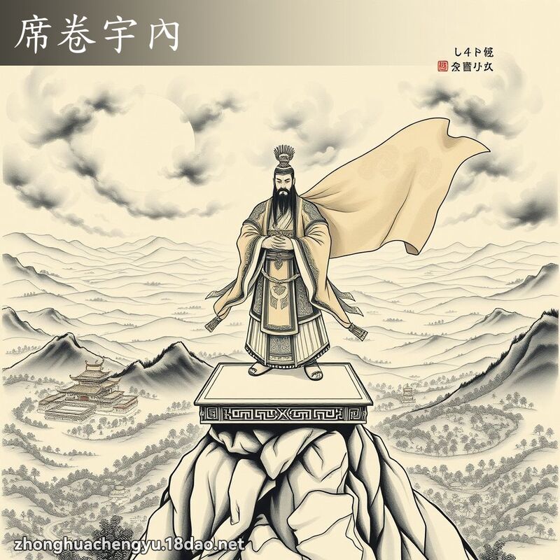席卷宇內 - 中華成語配圖