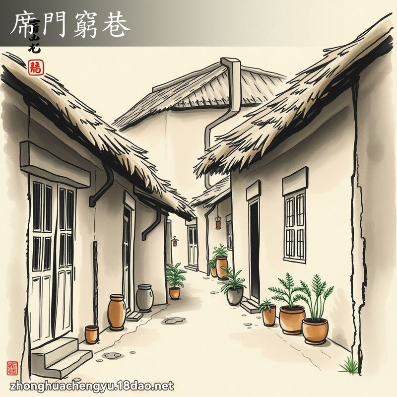 席門窮巷 配图