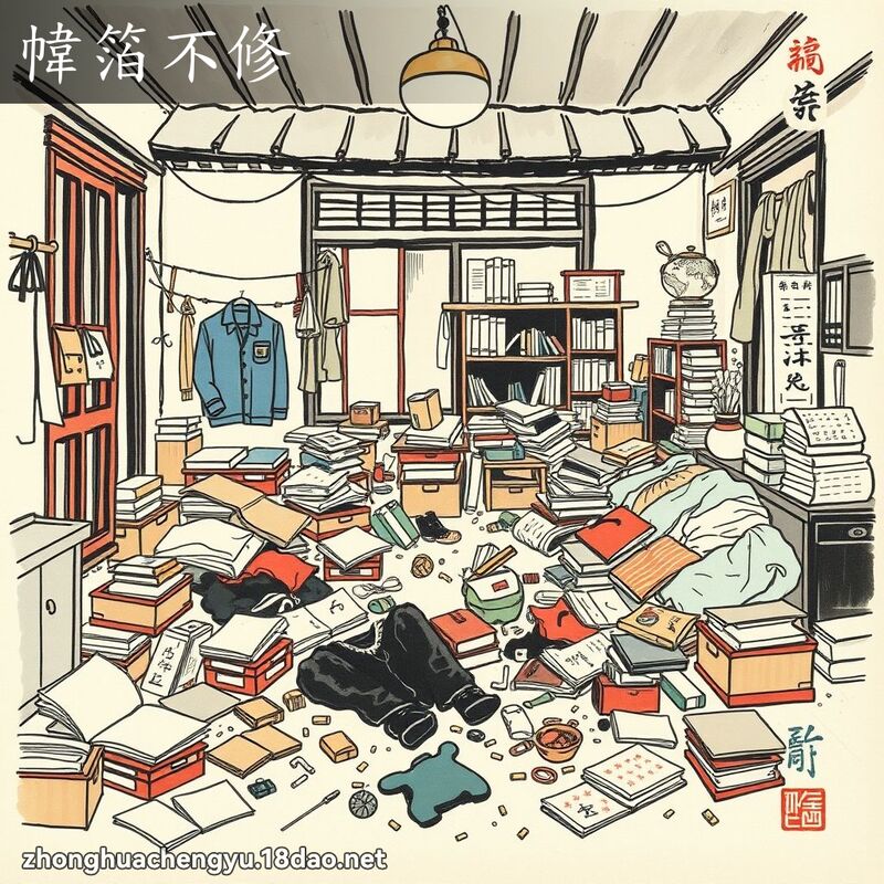 幃箔不修 配图