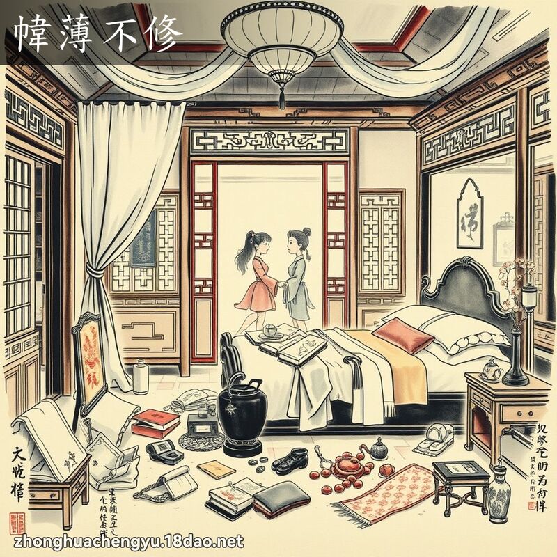 幃薄不修 配图