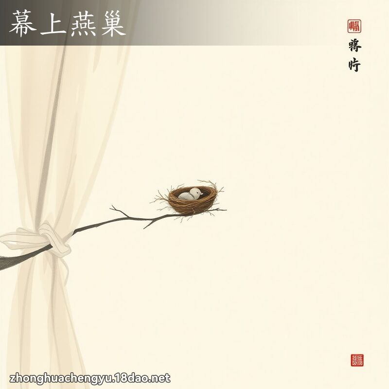 幕上燕巢 配图