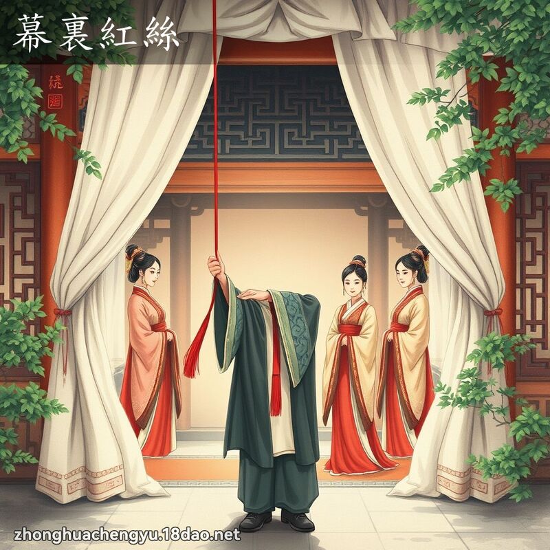 幕裏紅絲 配图