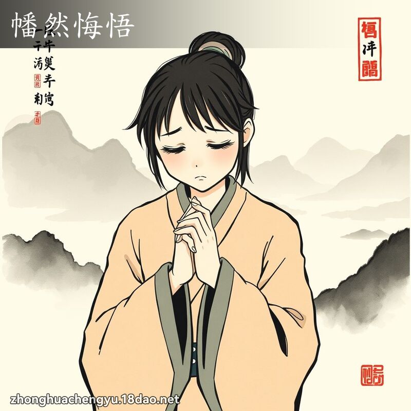 幡然悔悟 配图