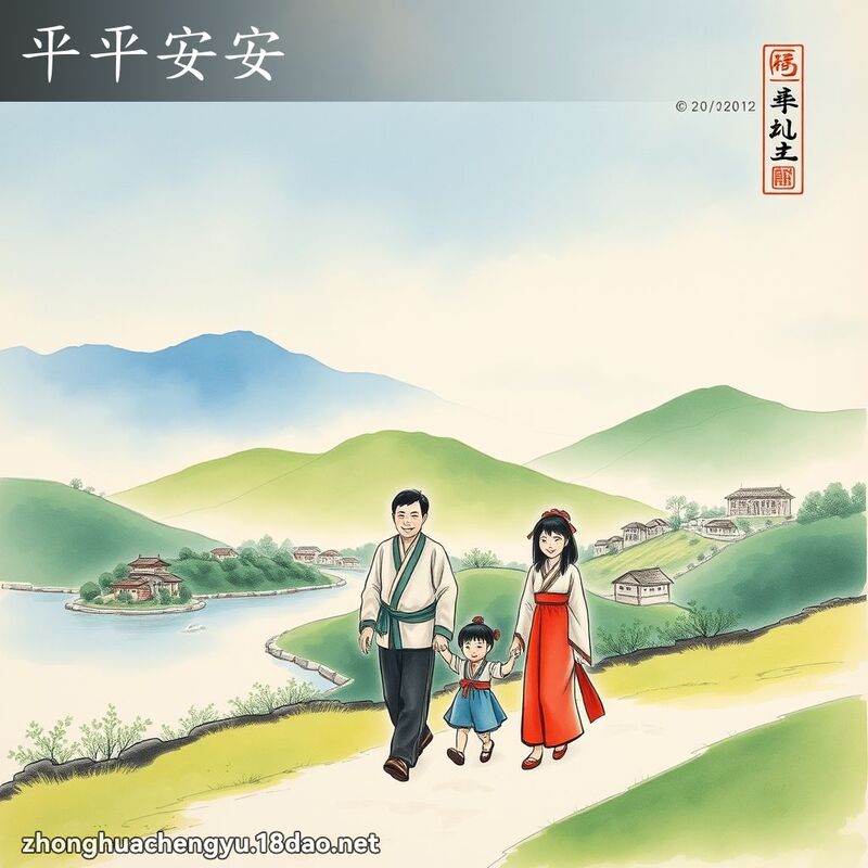 平平安安 配图