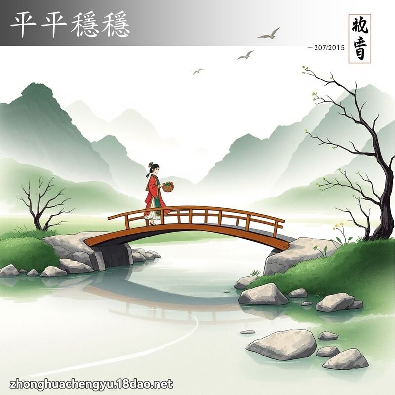 平平穩穩 - 中華成語配圖