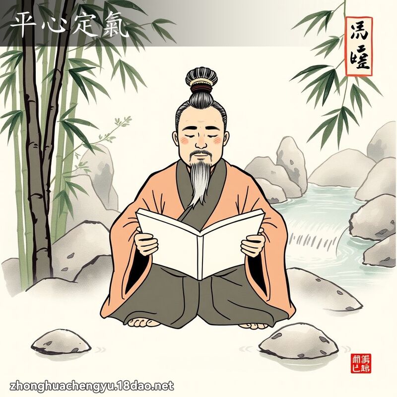 平心定氣 配图