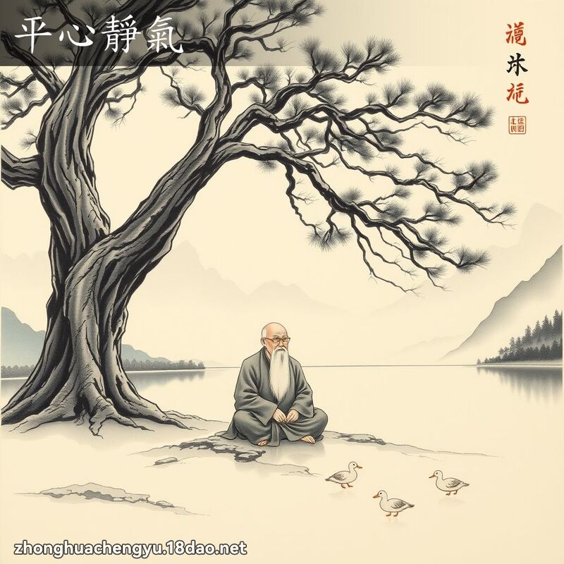 平心靜氣 配图