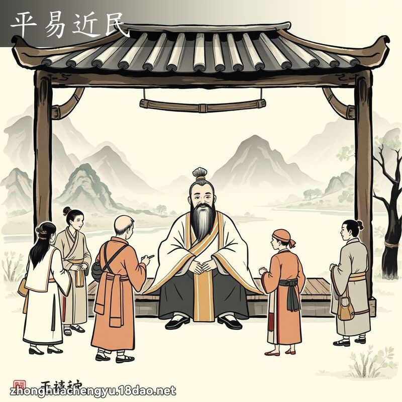 平易近民 配图