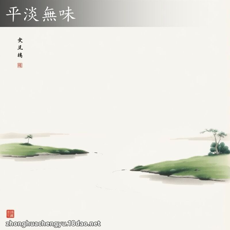 平淡無味 配图
