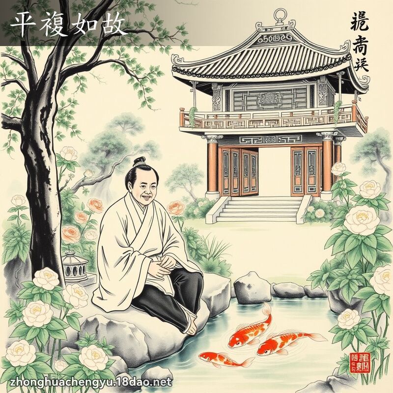 平複如故 - 中華成語配圖