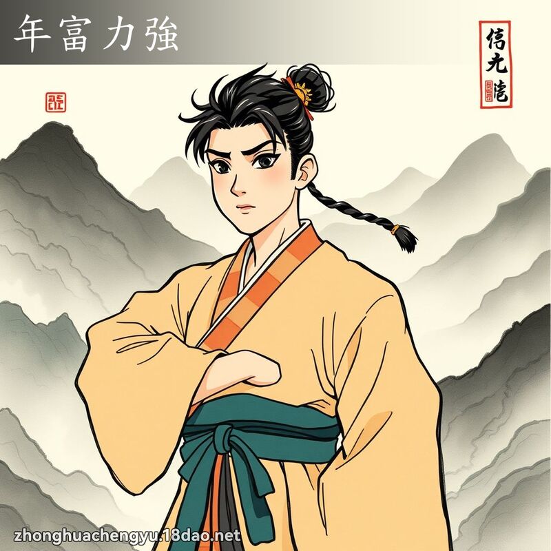 年富力強 - 中華成語配圖