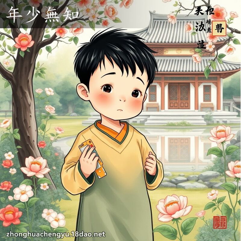 年少無知 - 中華成語配圖