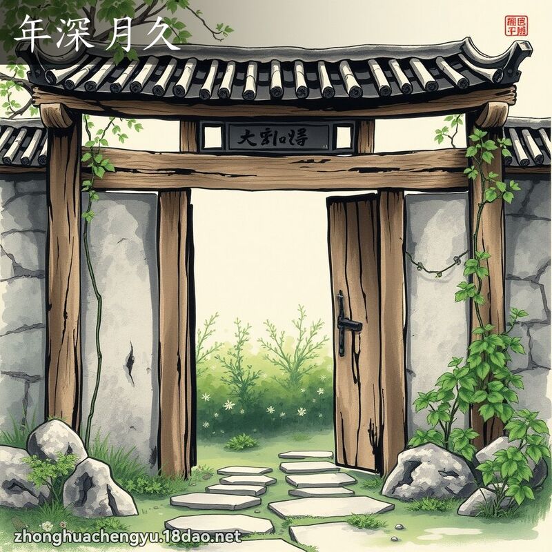 年深月久 配图