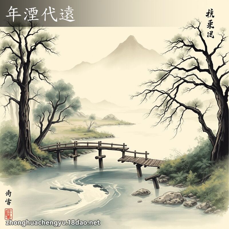 年湮代遠 配图