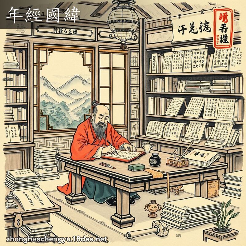 年經國緯 配图