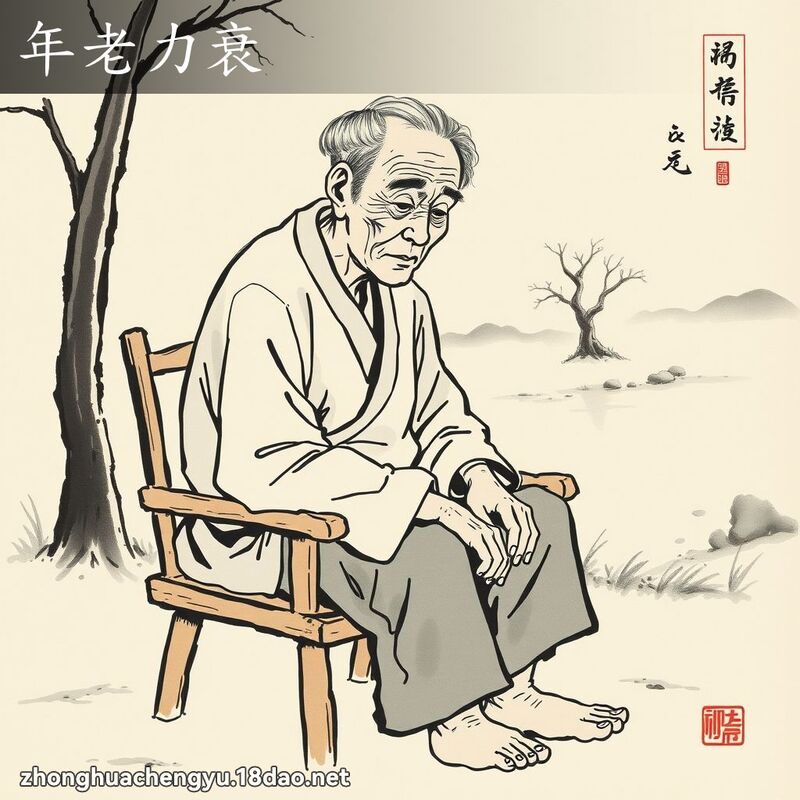 年老力衰 配图