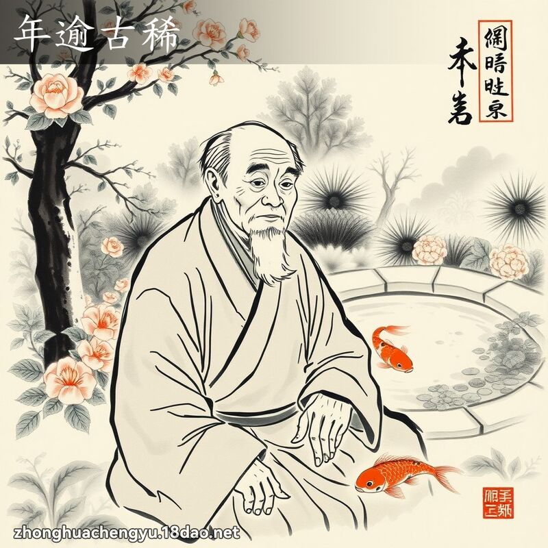 年逾古稀 配图
