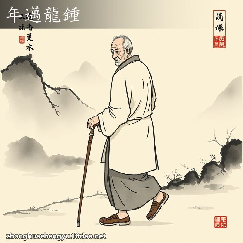 年邁龍鍾 配图