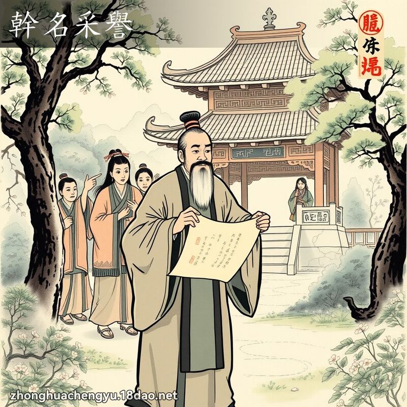 幹名采譽 - 中華成語配圖