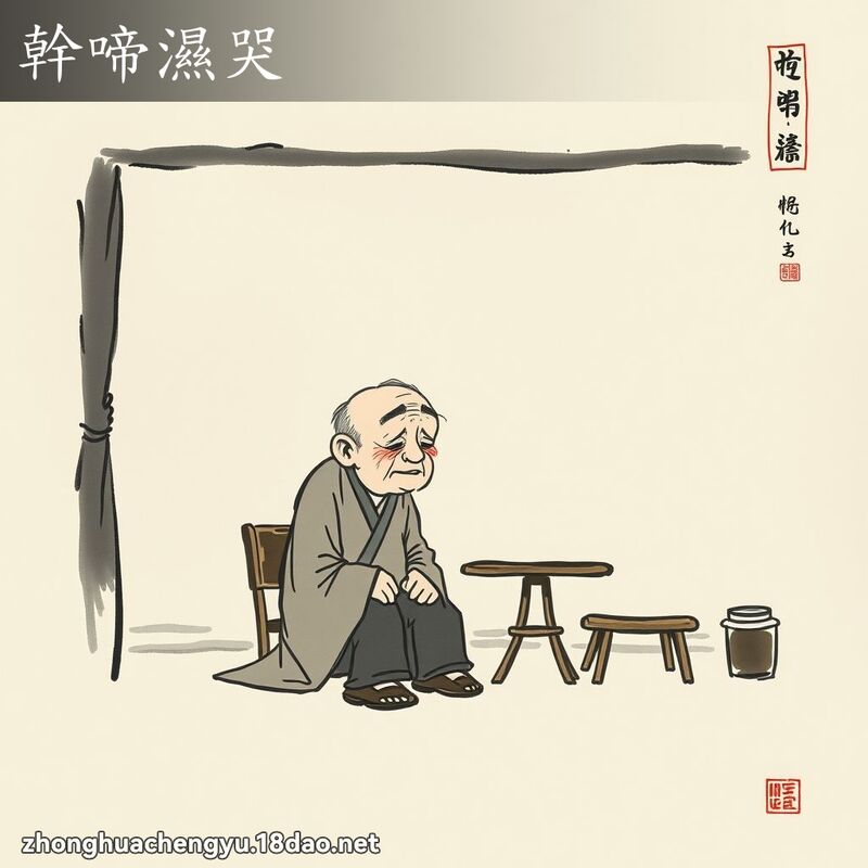 幹啼濕哭 配图