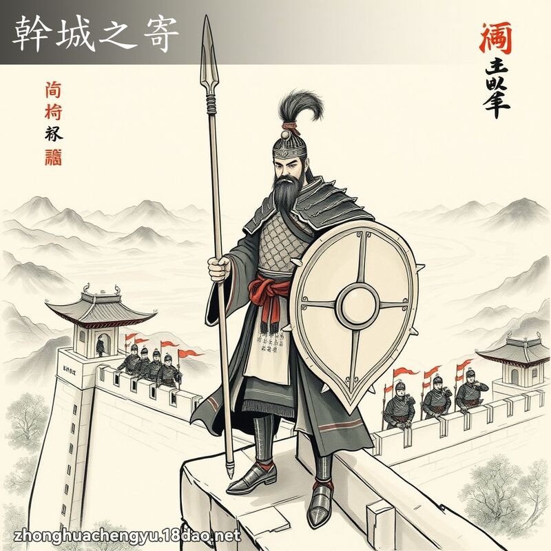 幹城之寄 - 中華成語配圖