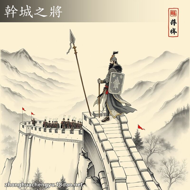 幹城之將 - 中華成語配圖