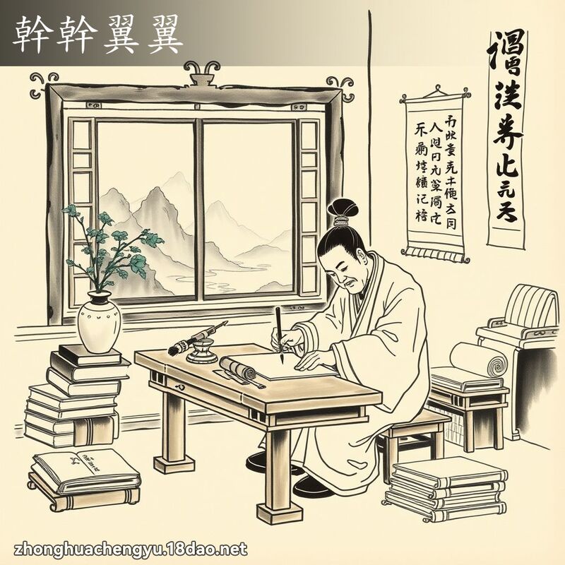 幹幹翼翼 配图