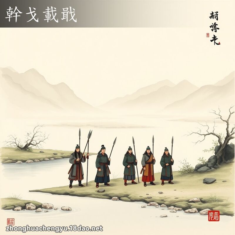 幹戈載戢 配图