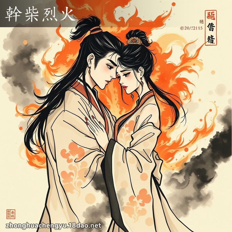 幹柴烈火 配图