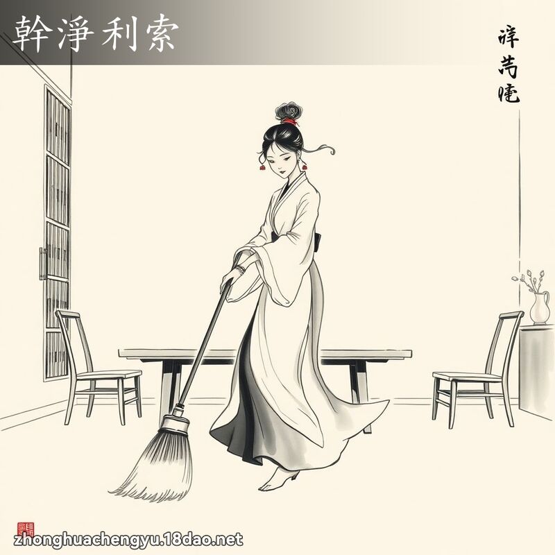 幹淨利索 配图