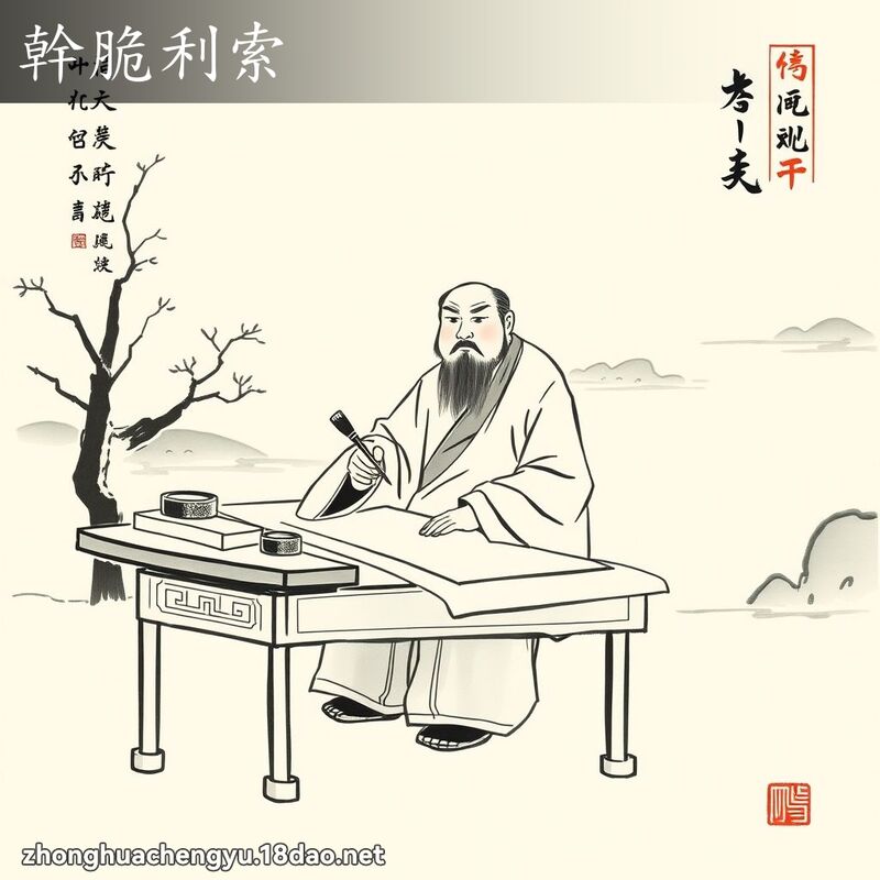 幹脆利索 配图