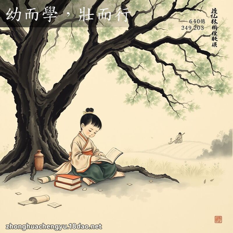 幼而學,壯而行 配图